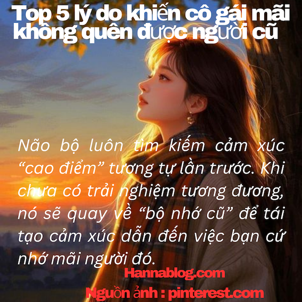 Top 5 lý do khiến cô gái mãi không quên được người yêu cũ hannablog.com